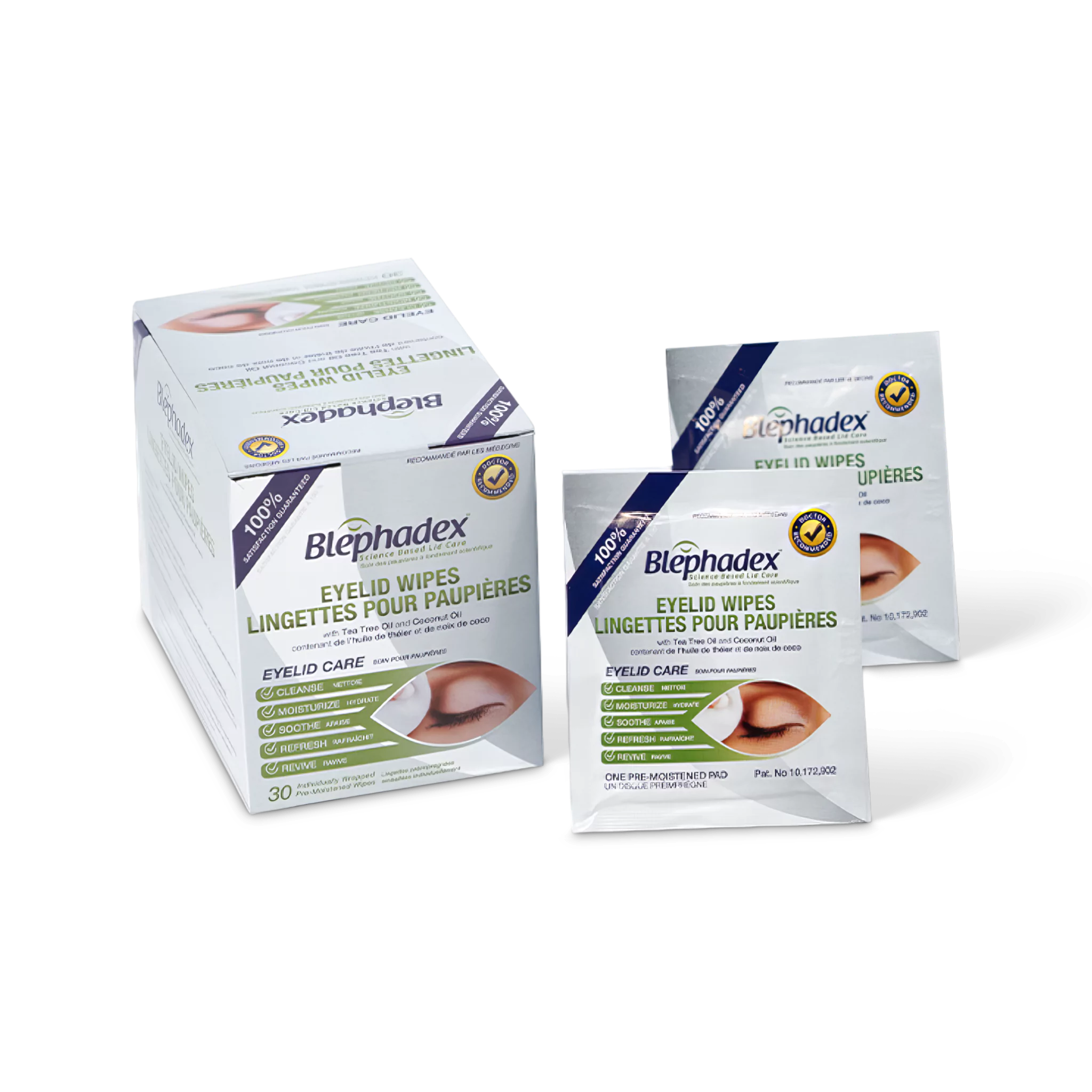 BLEPHADEX™ - LINGETTES POUR PAUPIÈRES - 30CT