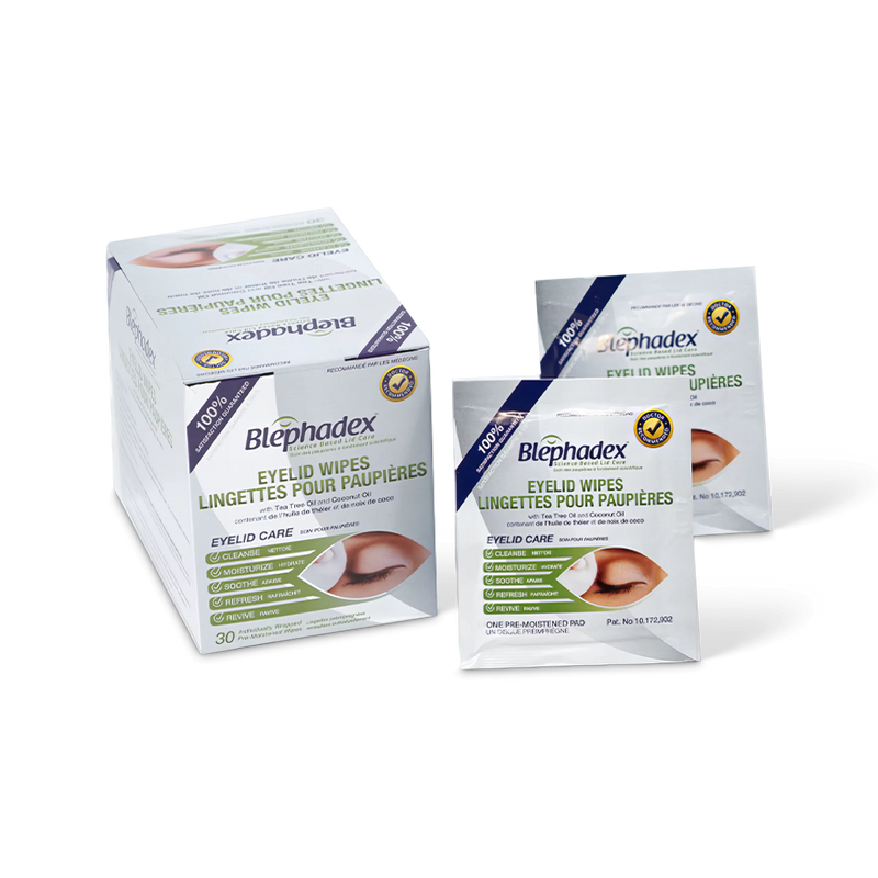 BLEPHADEX™ - LINGETTES POUR PAUPIÈRES - 30CT