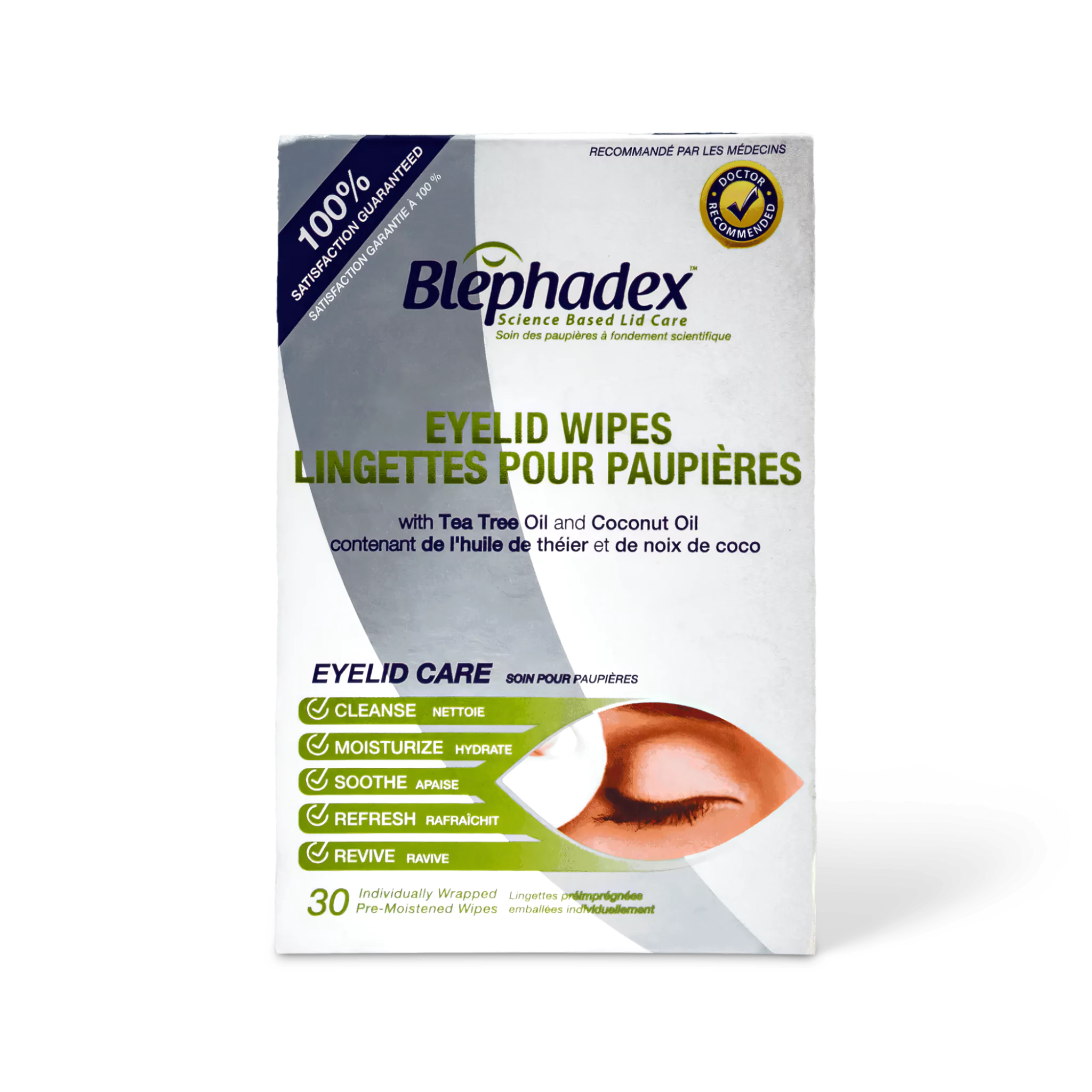 BLEPHADEX™ - LINGETTES POUR PAUPIÈRES - 30CT