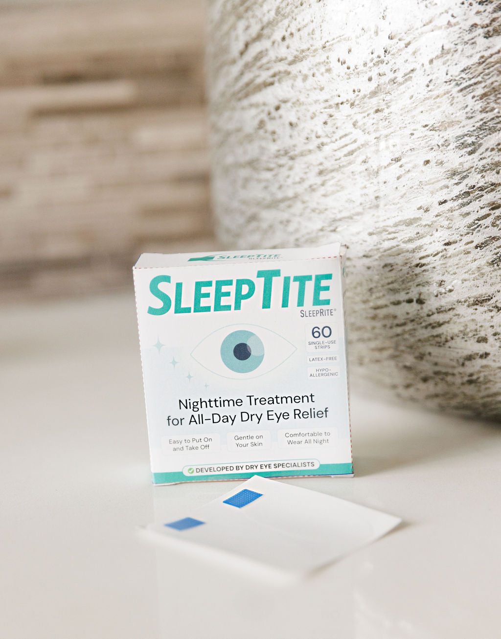SleepTite SleepRite Regular Lid Seals packaging - 30 count nighttime eyelid closure device
